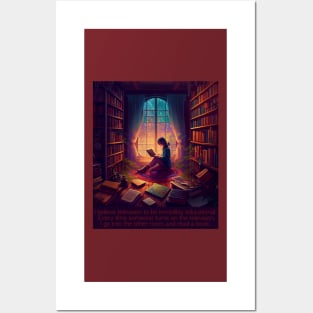 Read a Book Posters and Art